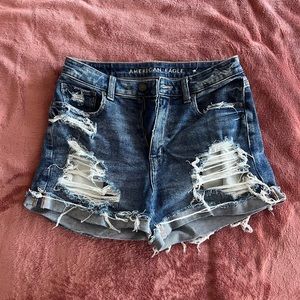 Denim Mom Short